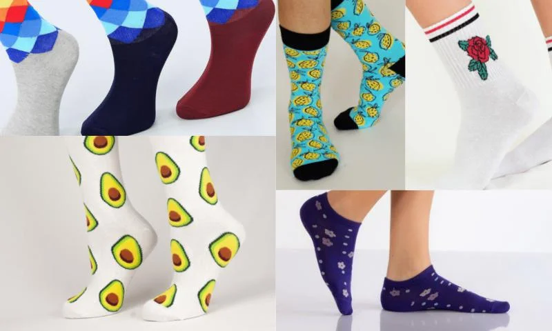 Hediyede Yeni Moda Desenli Çoraplar